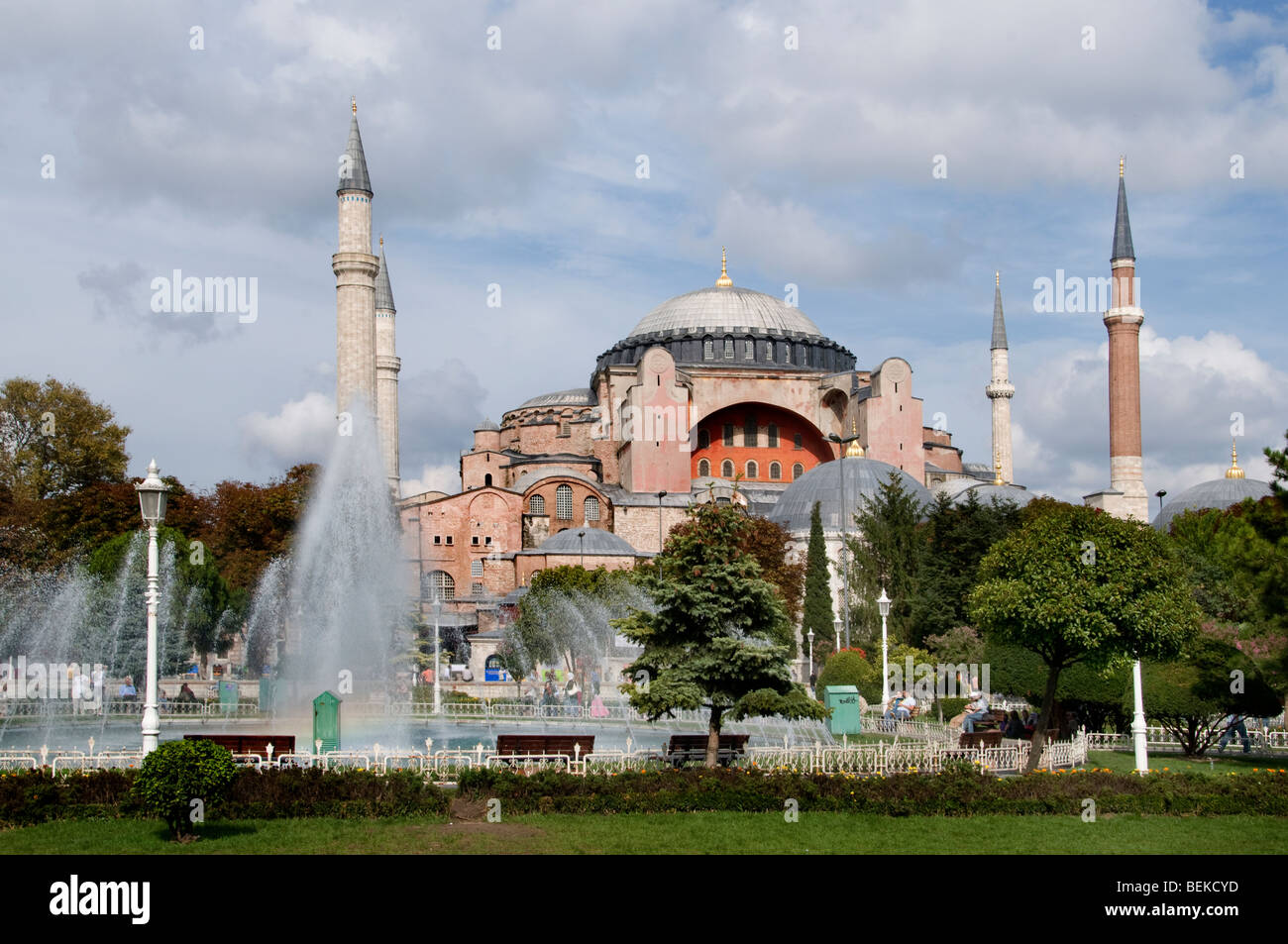Aya sofya Haghia sophia mosque Istanbul Turkey Stock Photo