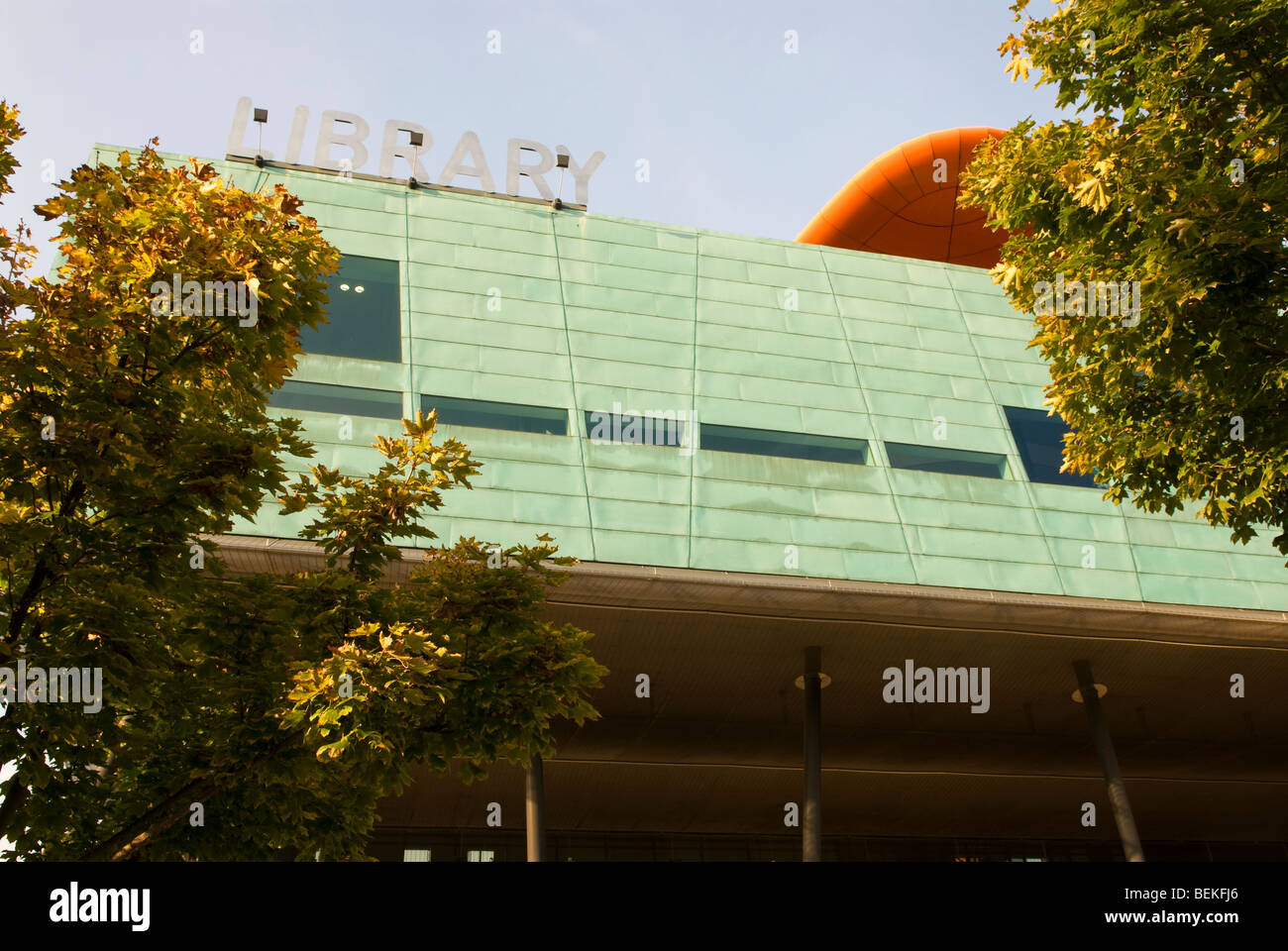 Exterior of Peckham Library, Peckham, Southwark, London, UK Stock Photo