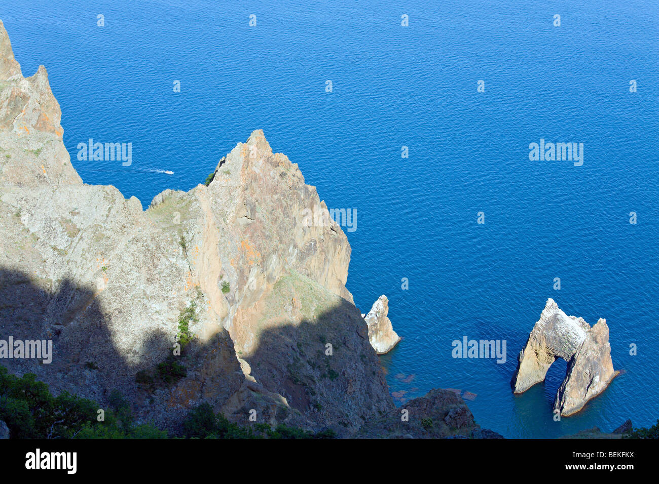 Zoloti Vorota (Golden gate) rock (Karadag (reserve on place of ancient ...