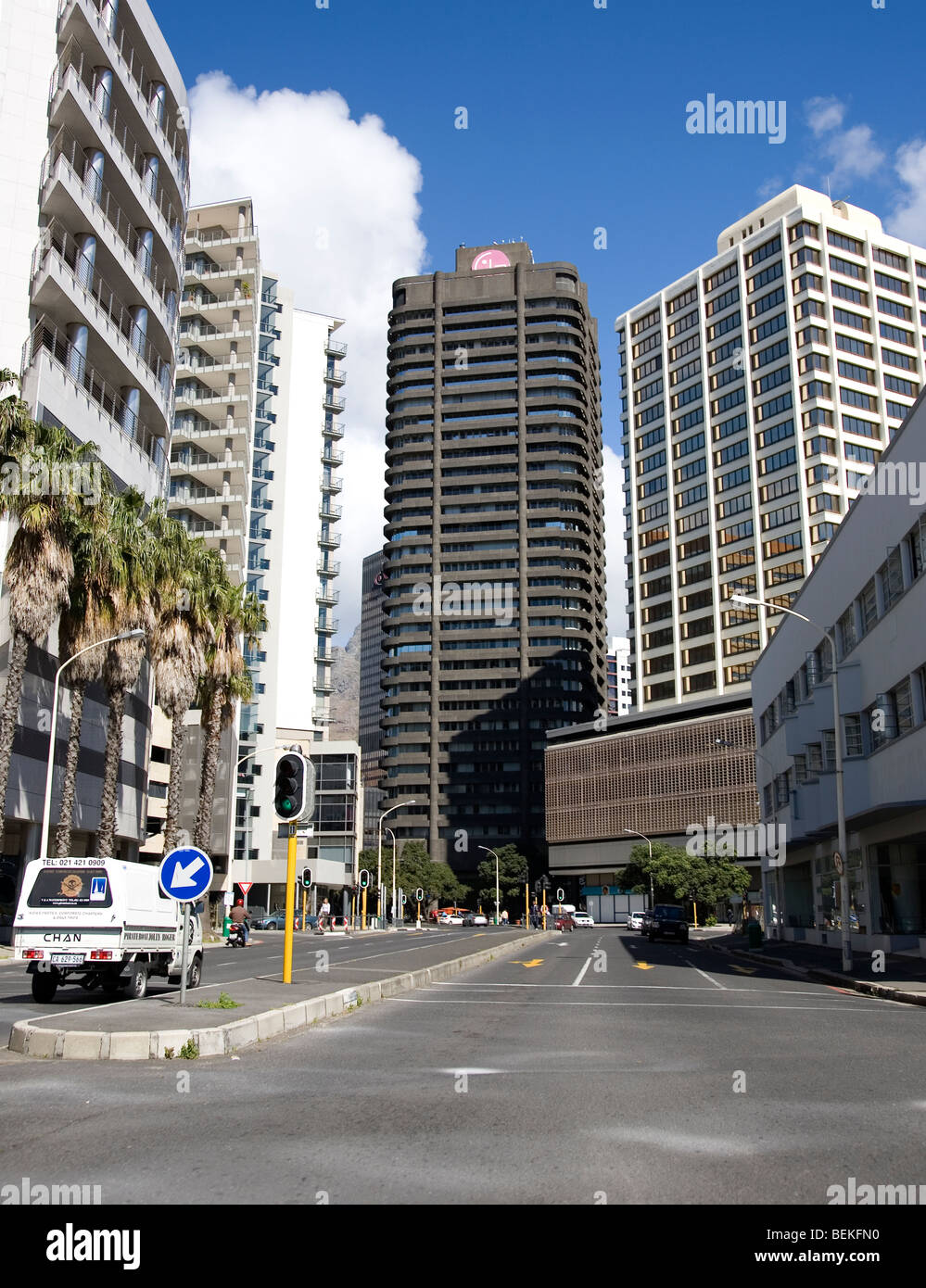 Cape Town City , Riebeek Street Stock Photo - Alamy