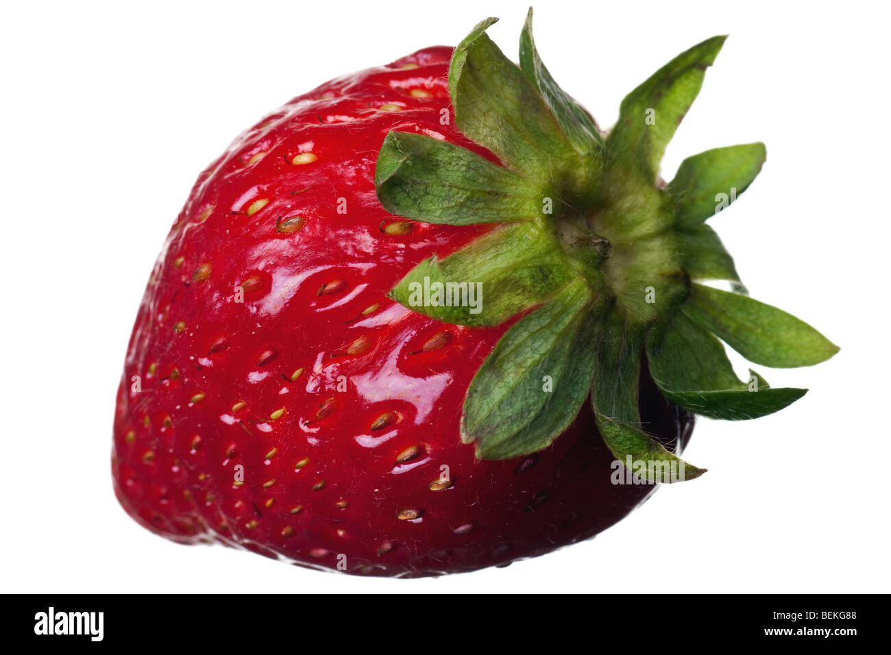 fresh strawberry isolated on white background Stock Photo - Alamy