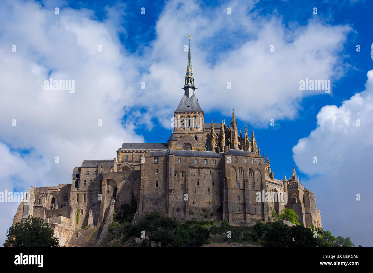 MontSaintMichel (Benedictine abbey). Normandy. France Stock Photo Alamy