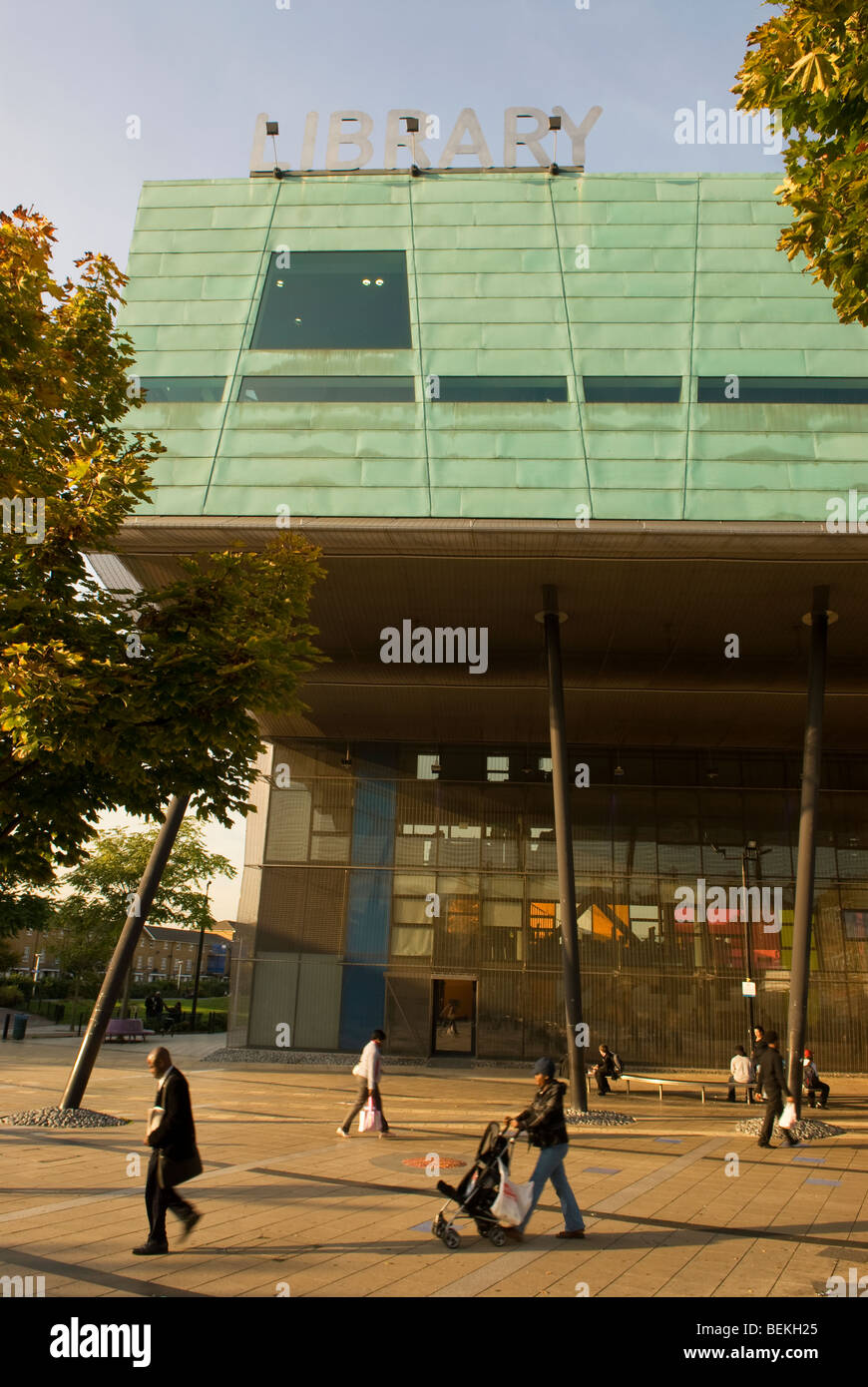 Exterior of Peckham Library, Peckham, Southwark, London UK Stock Photo