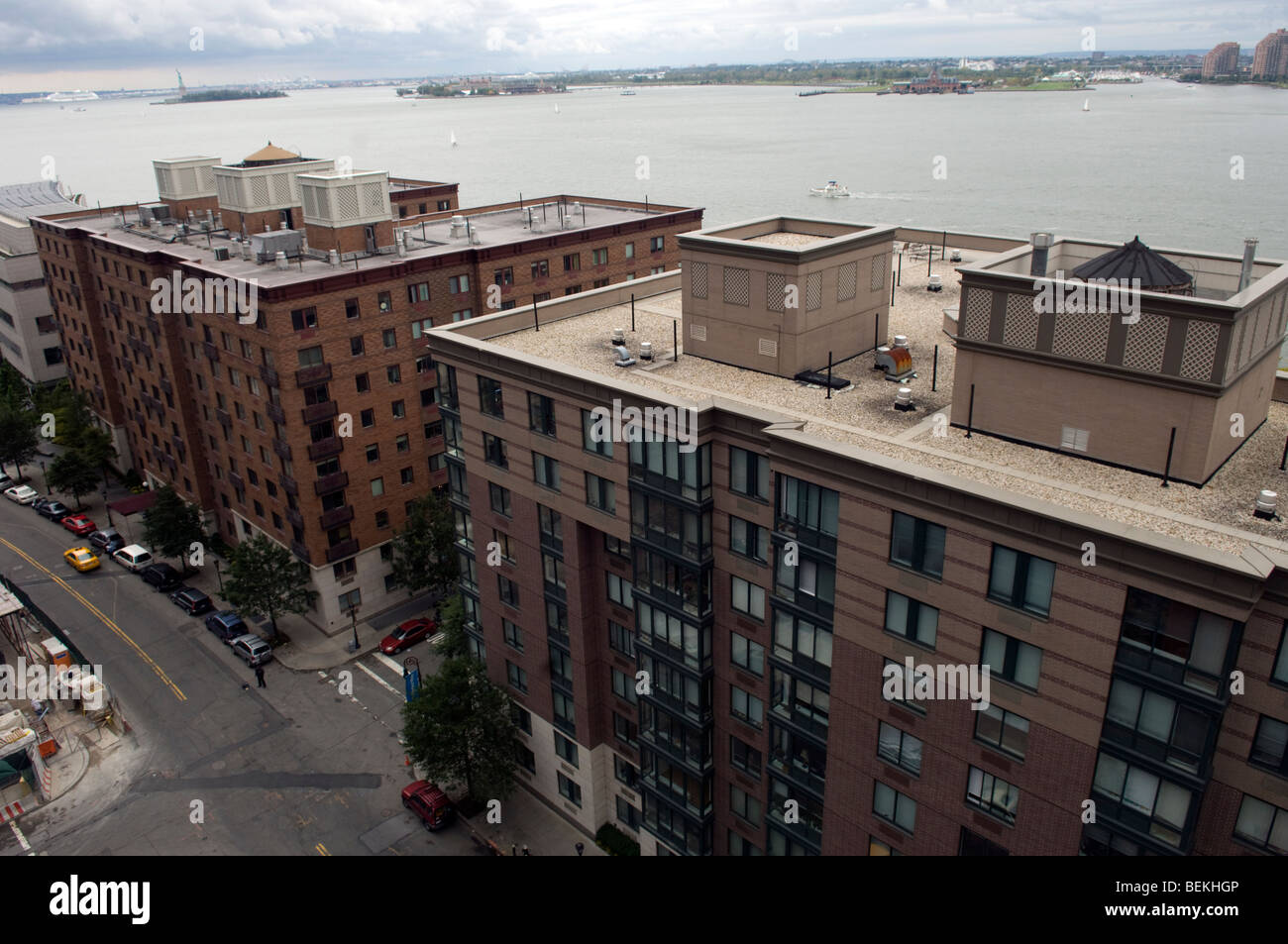 Jersey city aerial hires stock photography and images Alamy