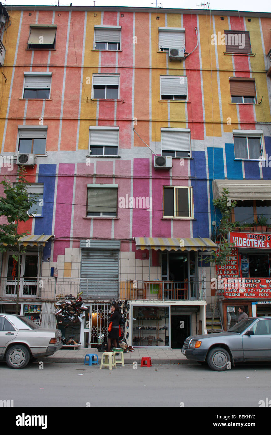 Colourful apartment block hires stock photography and images Alamy