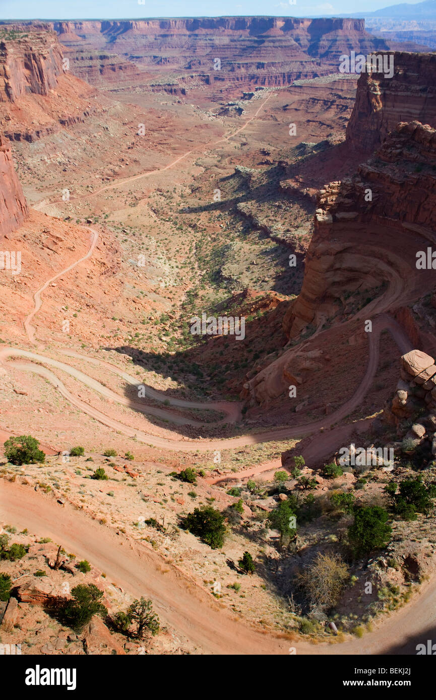 Road in bottom of Canyon Stock Photo - Alamy