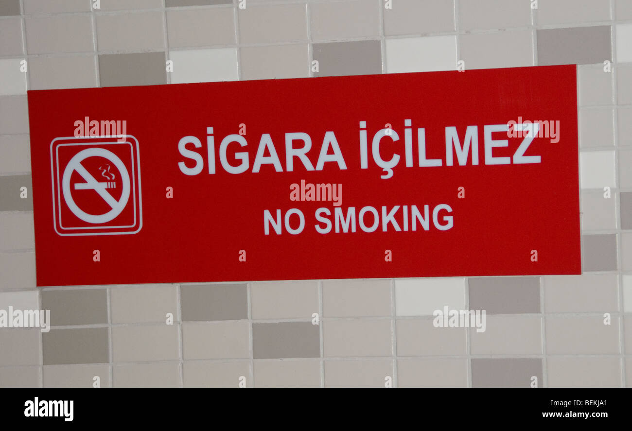 Turkey nicotine health lung cancer smoking cigarette Stock Photo