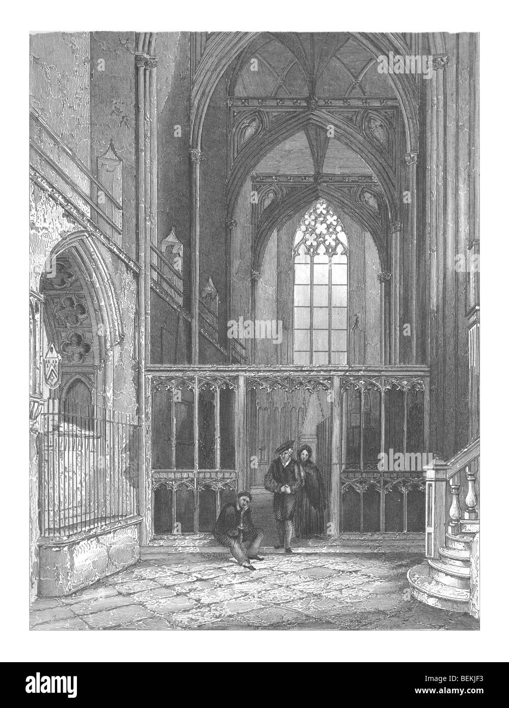 Bristol Cathedral, interior view Stock Photo