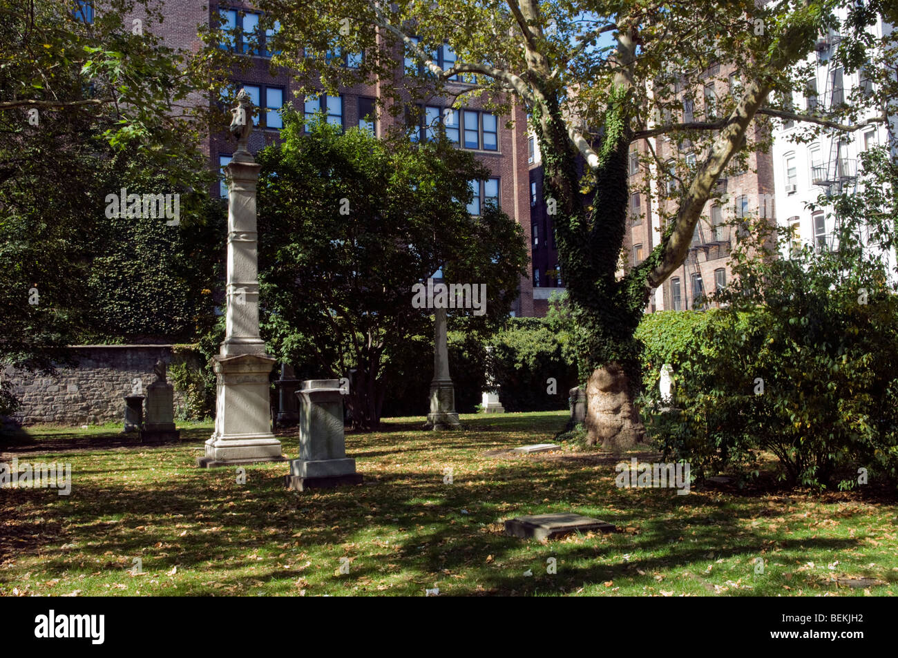 The New York City Marble Cemetery in the East Village neighborhood of New York Stock Photo Alamy