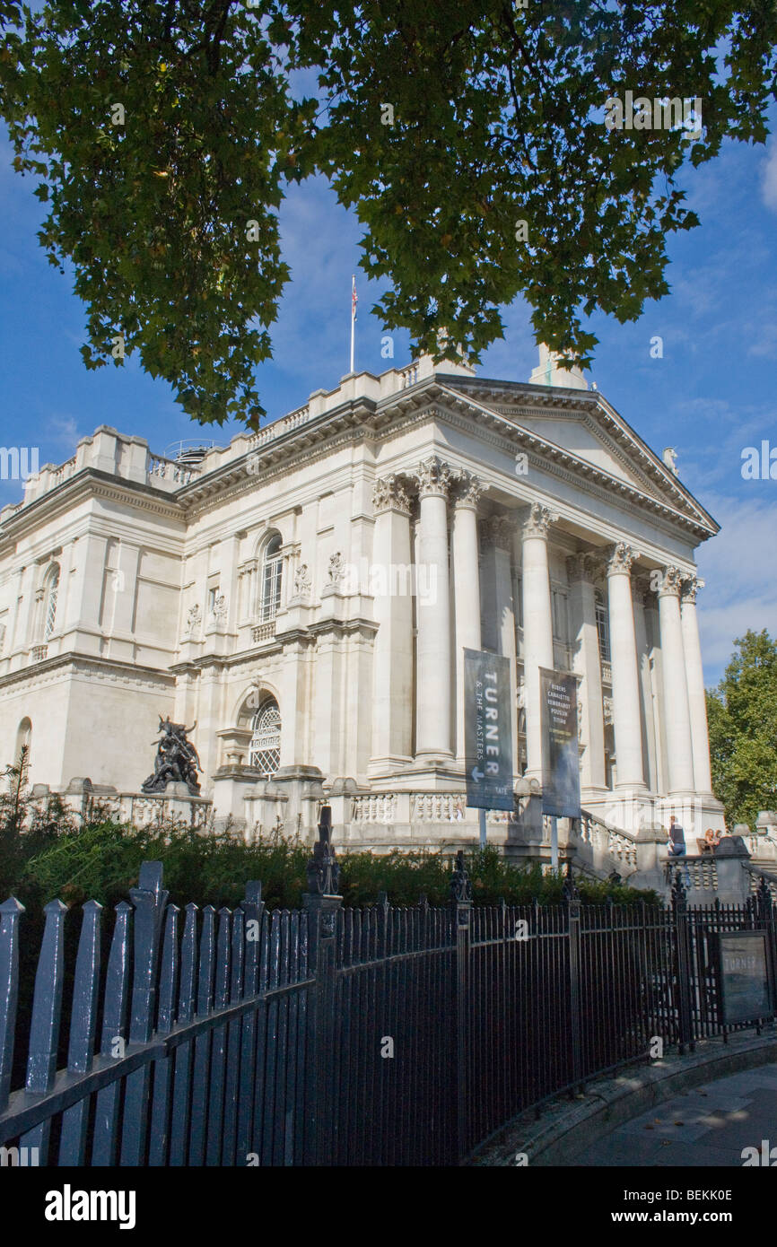 Tate Britain art gallery on Millbank London Stock Photo