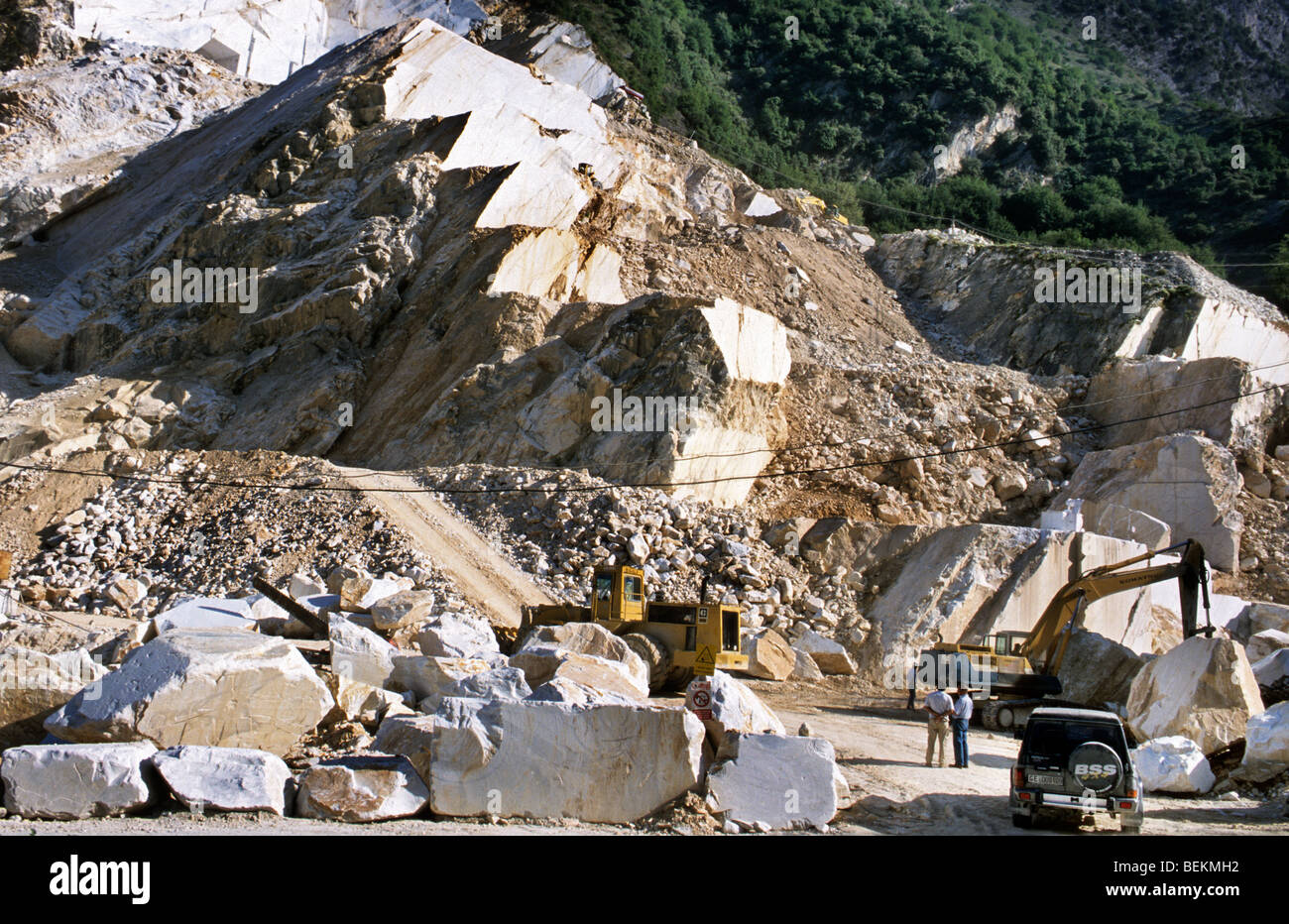 Marblequarry near Carrara, Italy Stock Photo Alamy