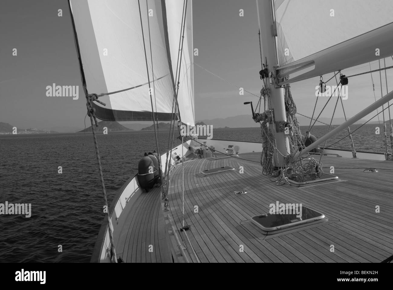 Prow boat sea Black and White Stock Photos & Images - Alamy