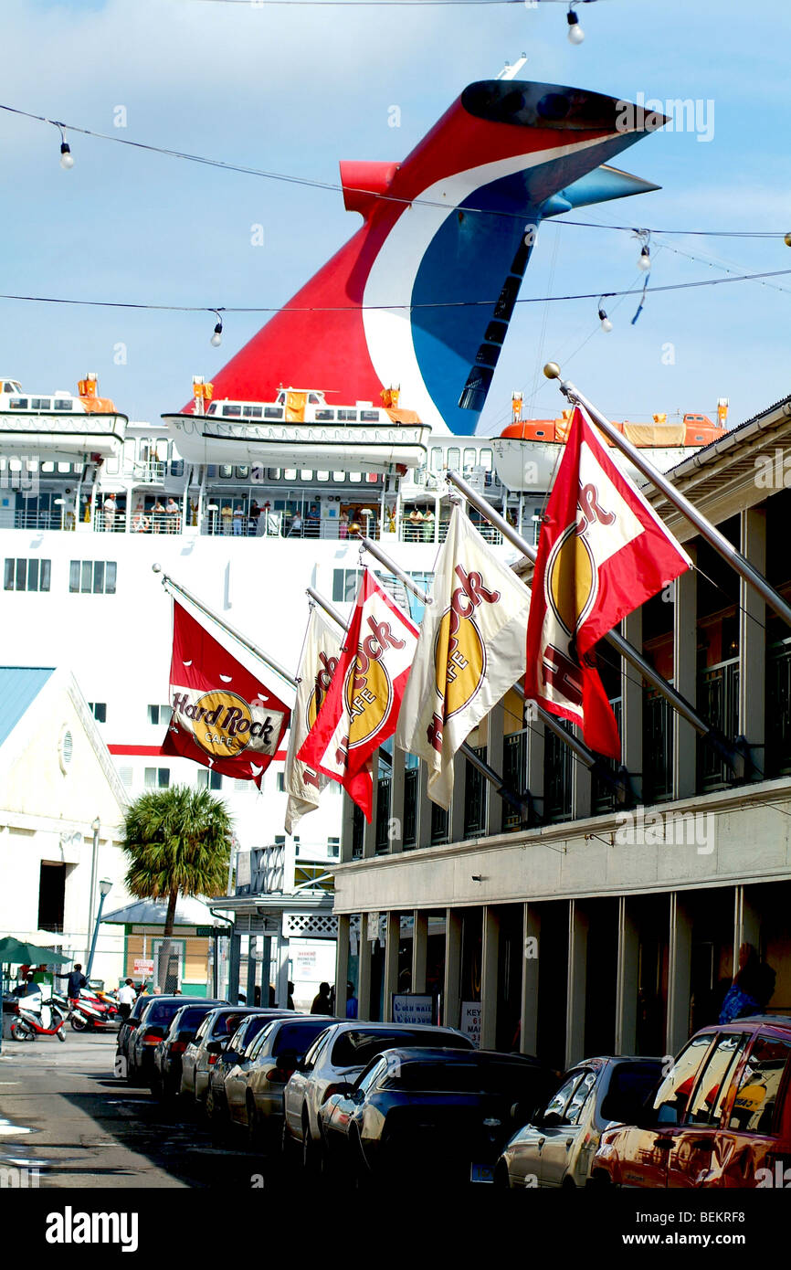 The Hard Rock Cafe in Nassau, Bahamas Stock Photo - Alamy