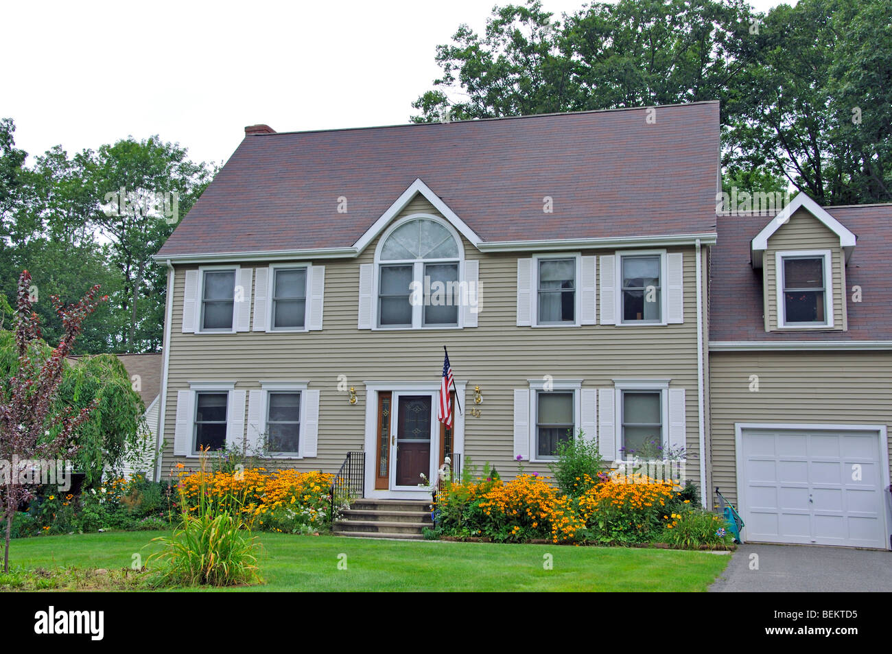 New England house Stock Photo Alamy