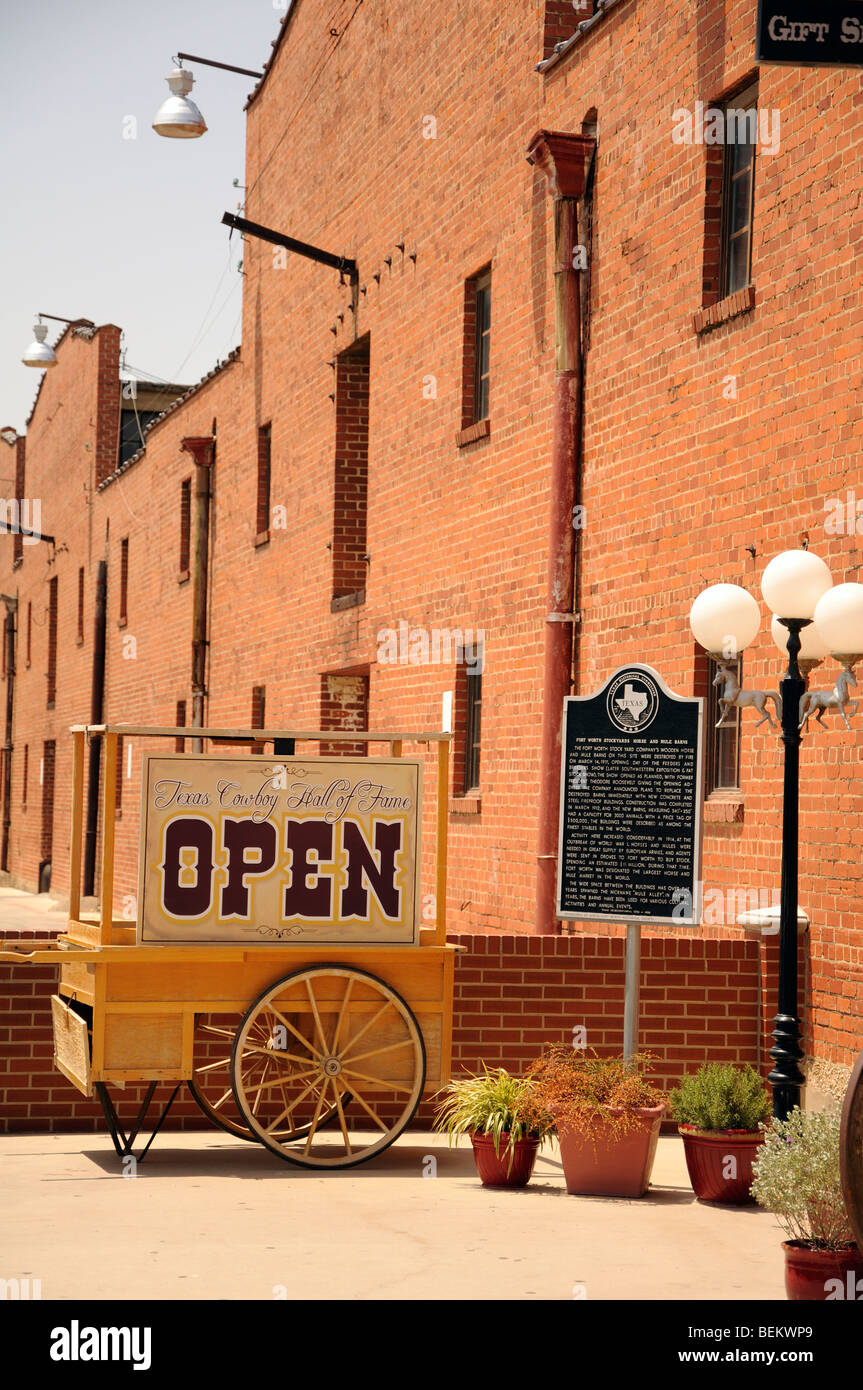 Texas Cowboy Hall of Fame at Stockyards, Fort Worth (Texas Stock Photo