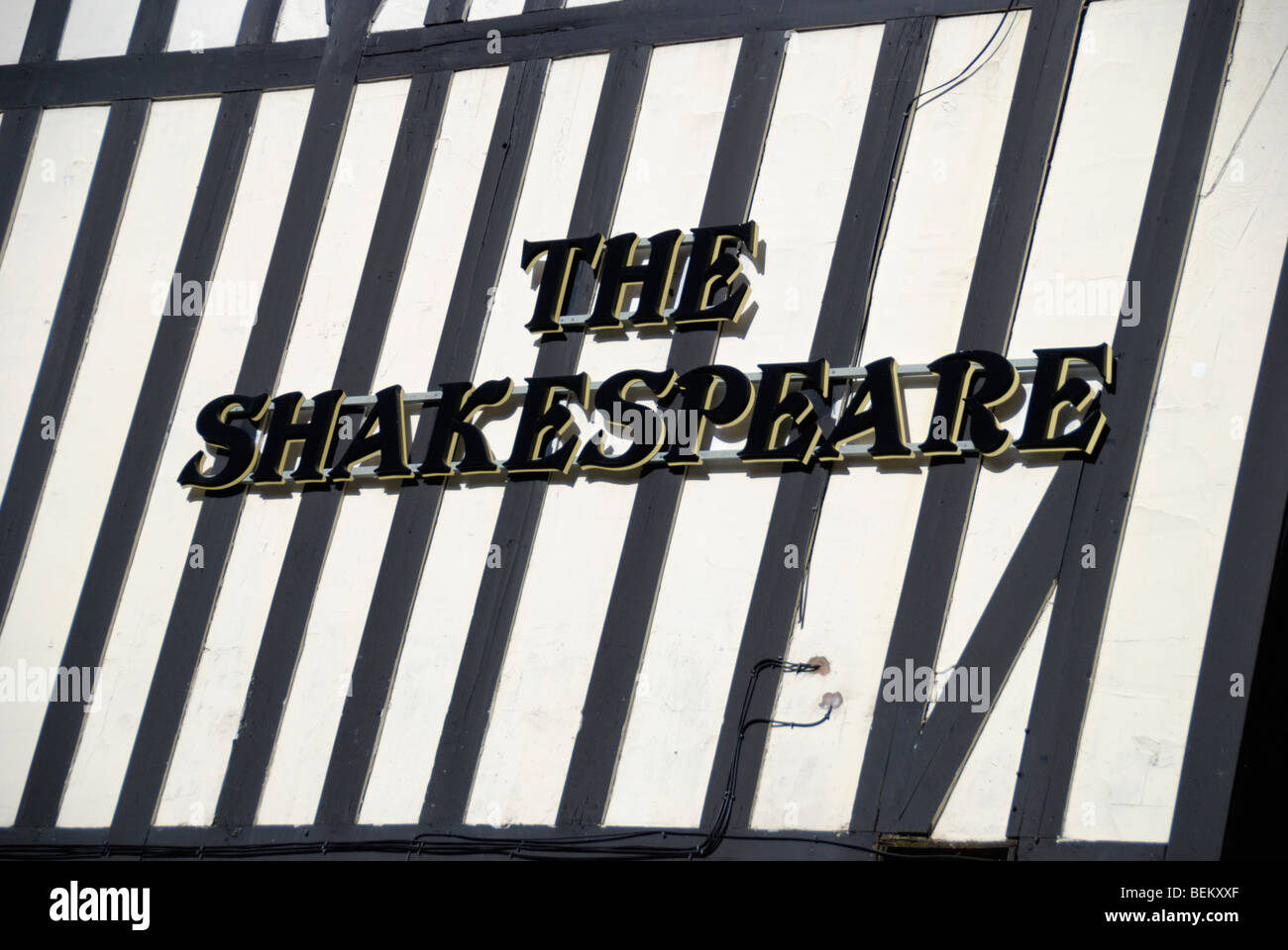 The Shakespeare pub in Manchester, England, UK. Stock Photo