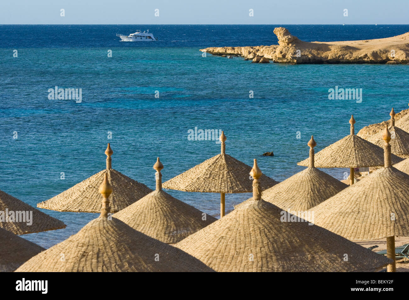 Luxury Beach Resort in Sharm el Sheikh Egypt Stock Photo