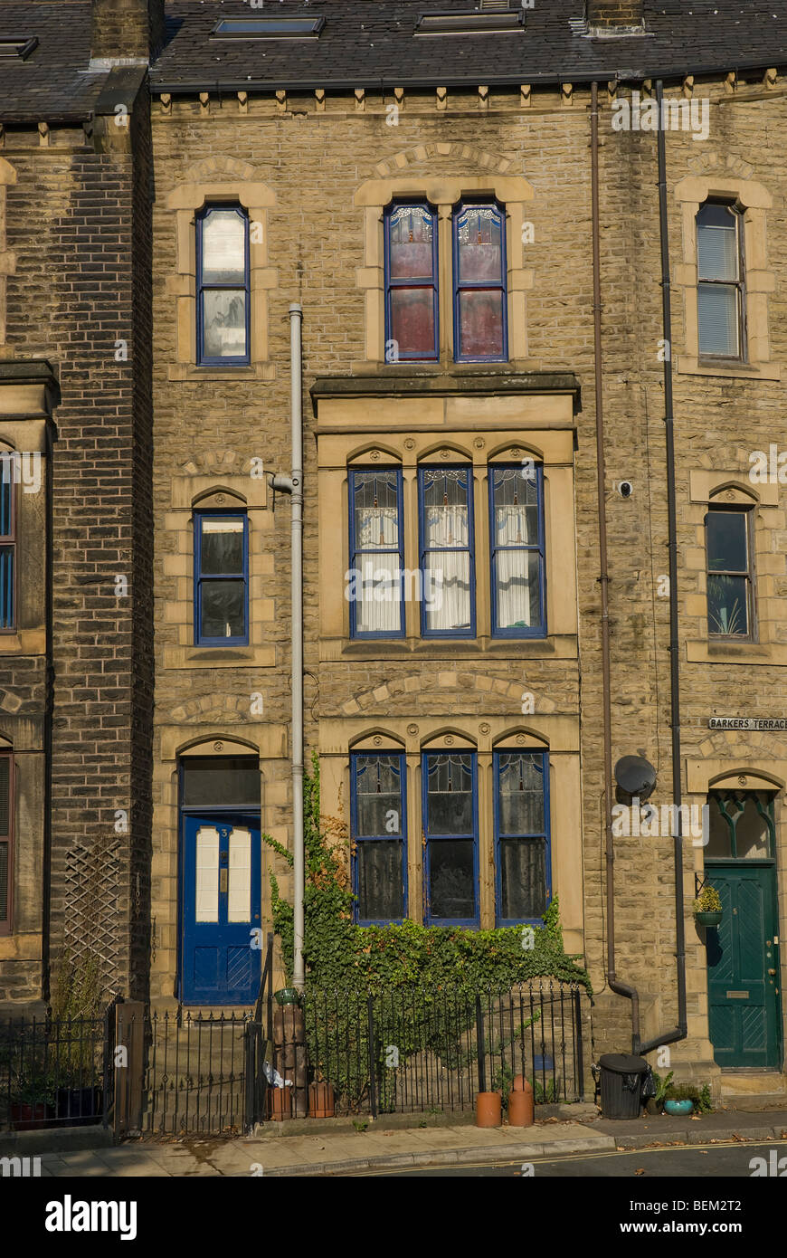 Terraced house in Hebden Bridge, West Yorkshire Stock Photo Alamy