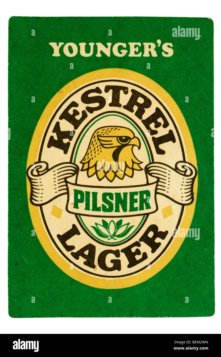 youngers kestral pilsner lager Stock Photo