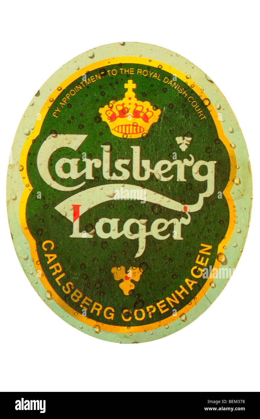 carlsberg lager copenhagen Stock Photo