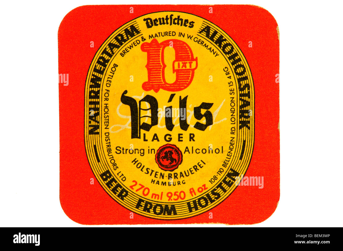 pils lager strong alcohol holsten braurei Stock Photo