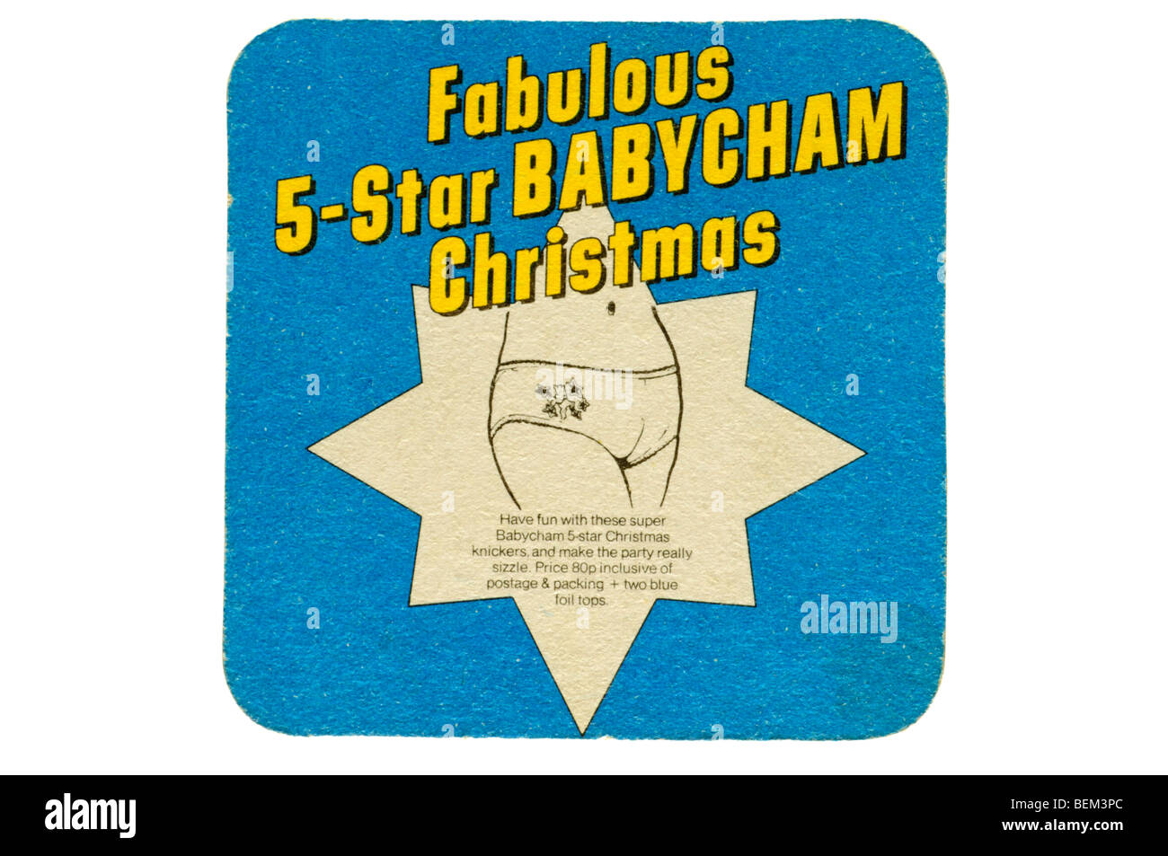 fabulous 5 star babycham christmas Stock Photo