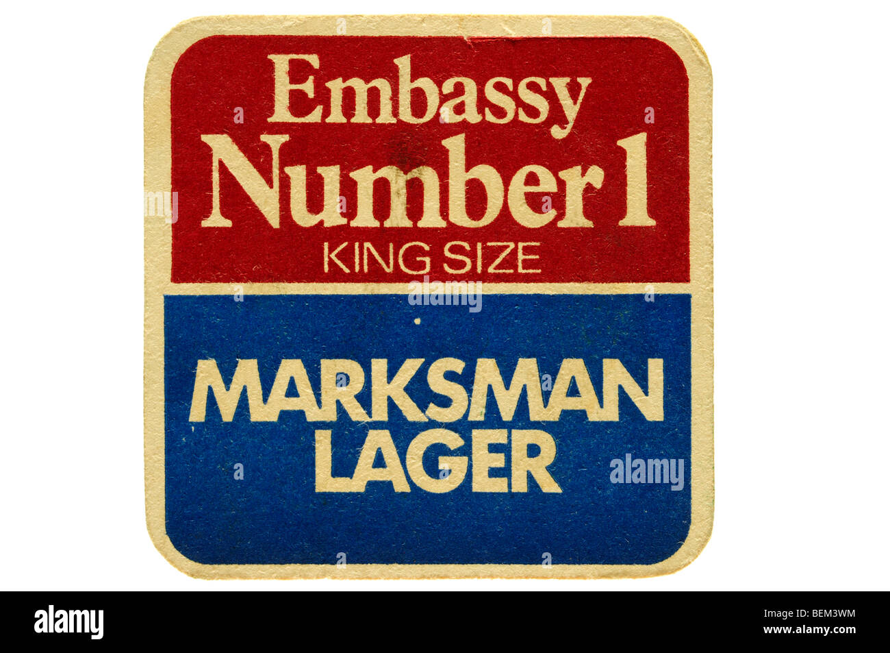embassy number 1 king size marksman lager Stock Photo