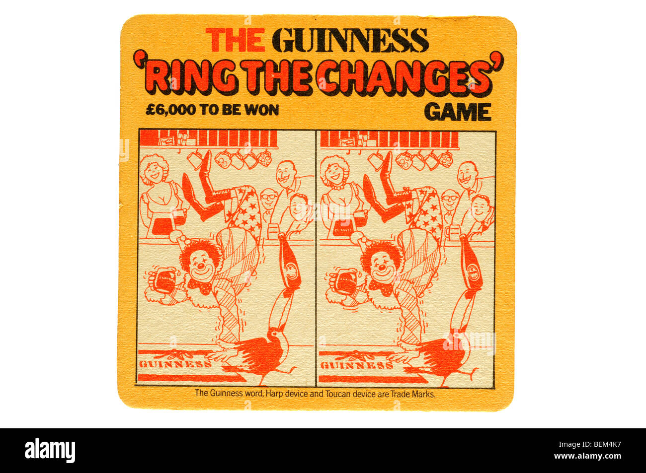 Guinness beer mat hi-res stock photography and images - Alamy