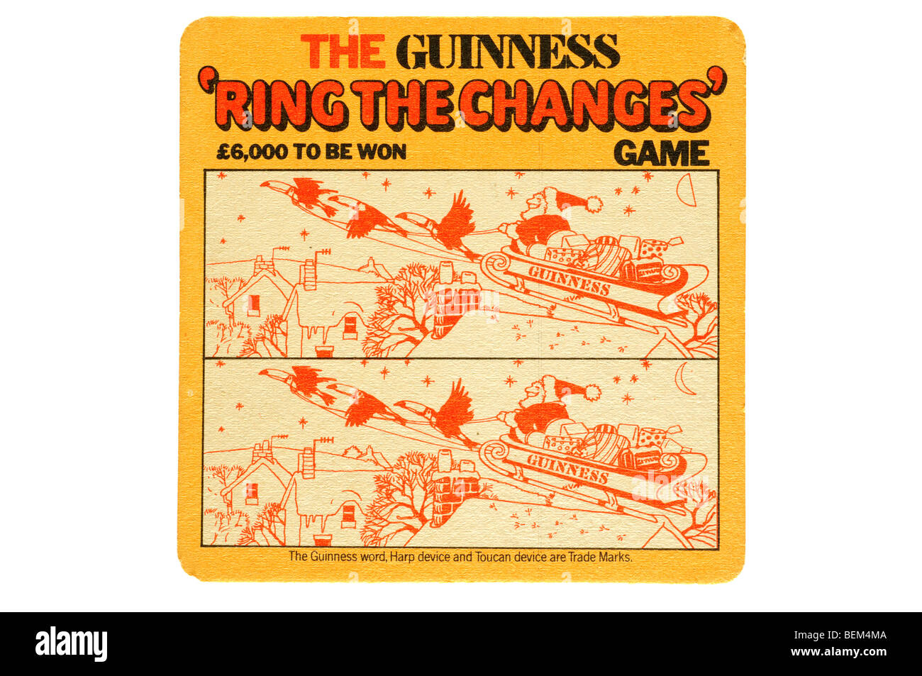 the guinness ring the changes game Stock Photo - Alamy