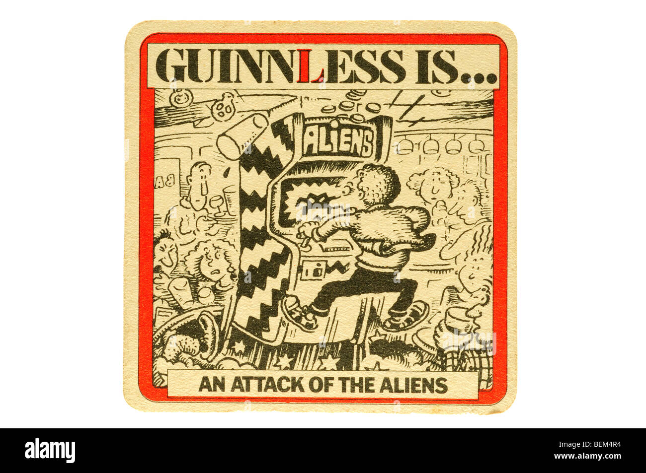 guinless is an attack of the aliens Stock Photo