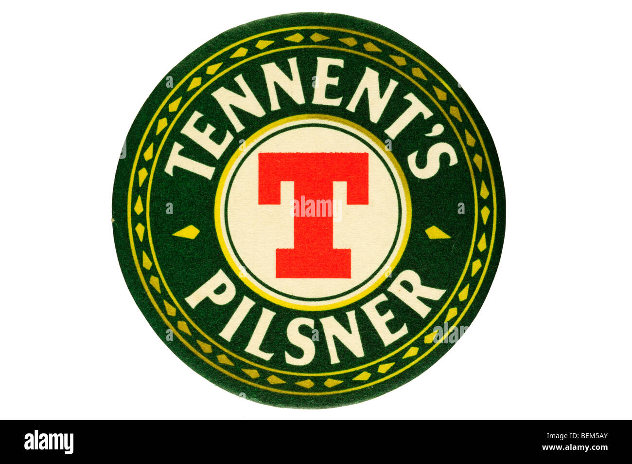 tennents T pilsner Stock Photo - Alamy