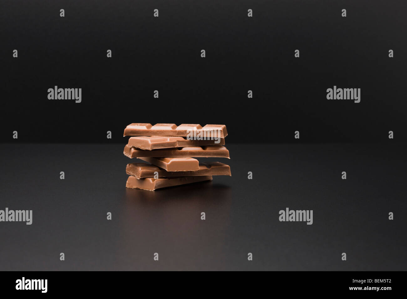 Stack of milk chocolate bars Stock Photo - Alamy