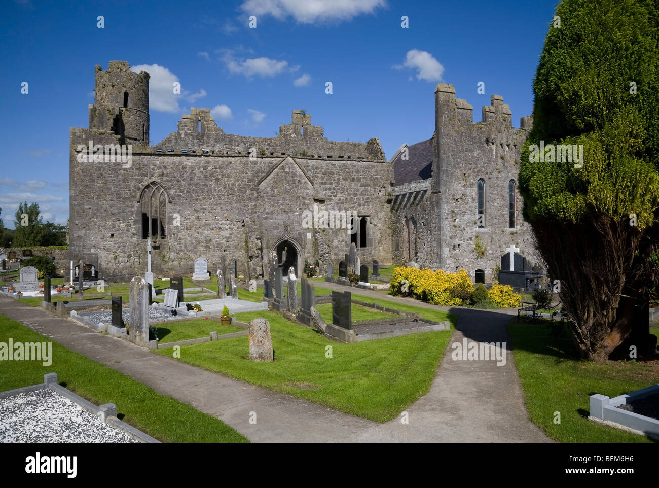 Killmallock 13th Century Collegiate Church, Co Limerick, Ireland Stock Photo