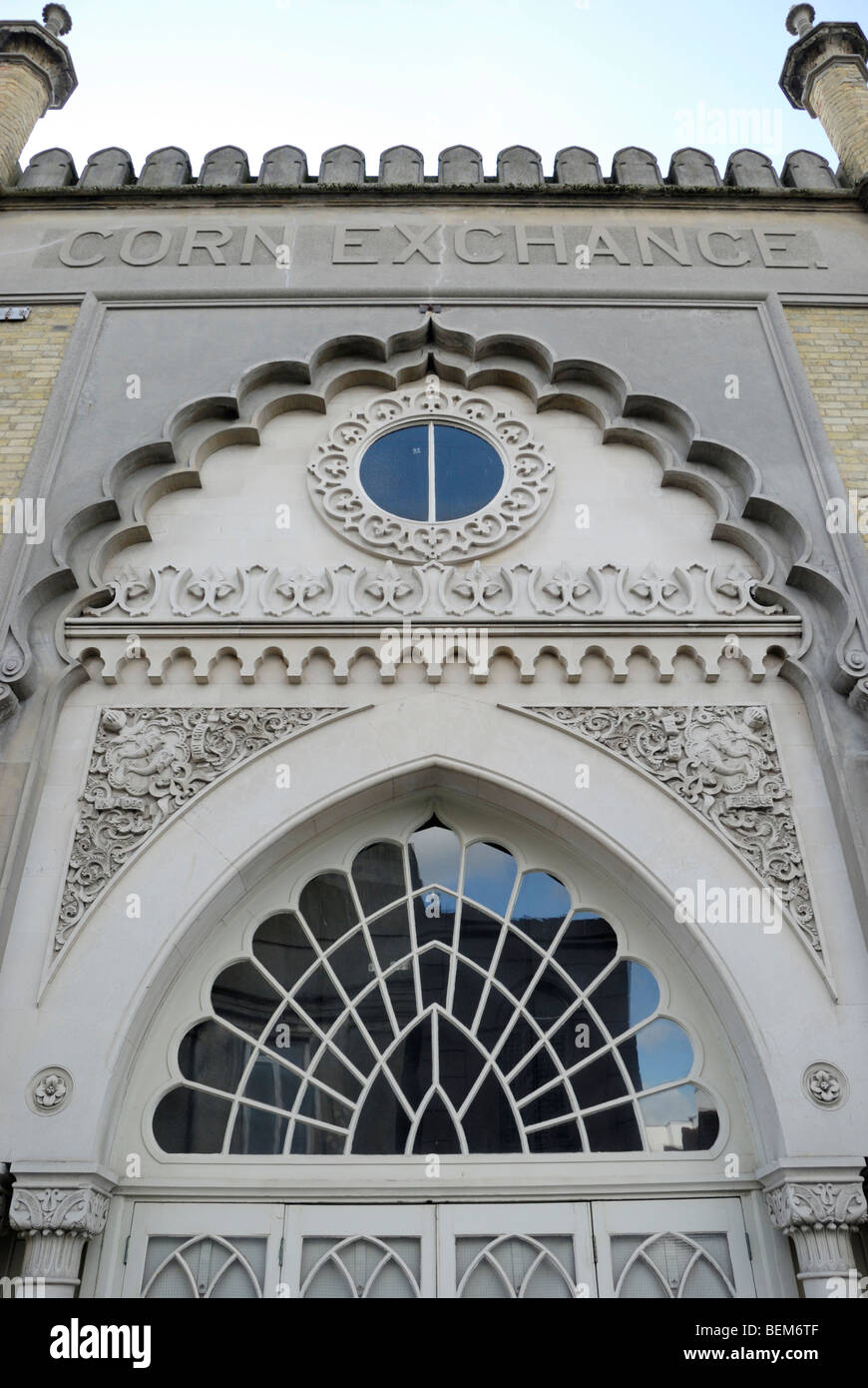 Exterior Of The Former Corn Exchange, Now Part Of The Brighton Dome ...