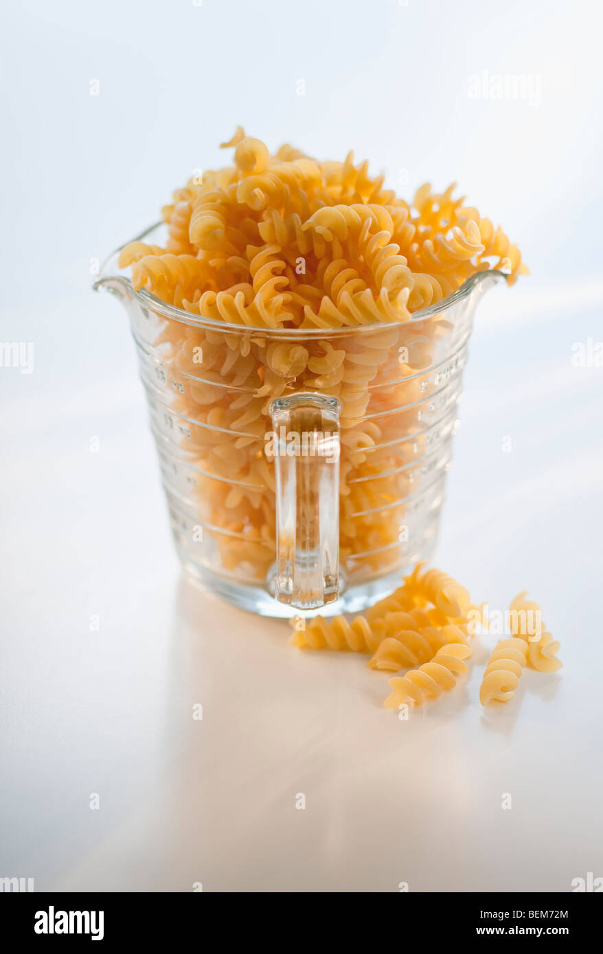 Pasta in bowl Stock Photo