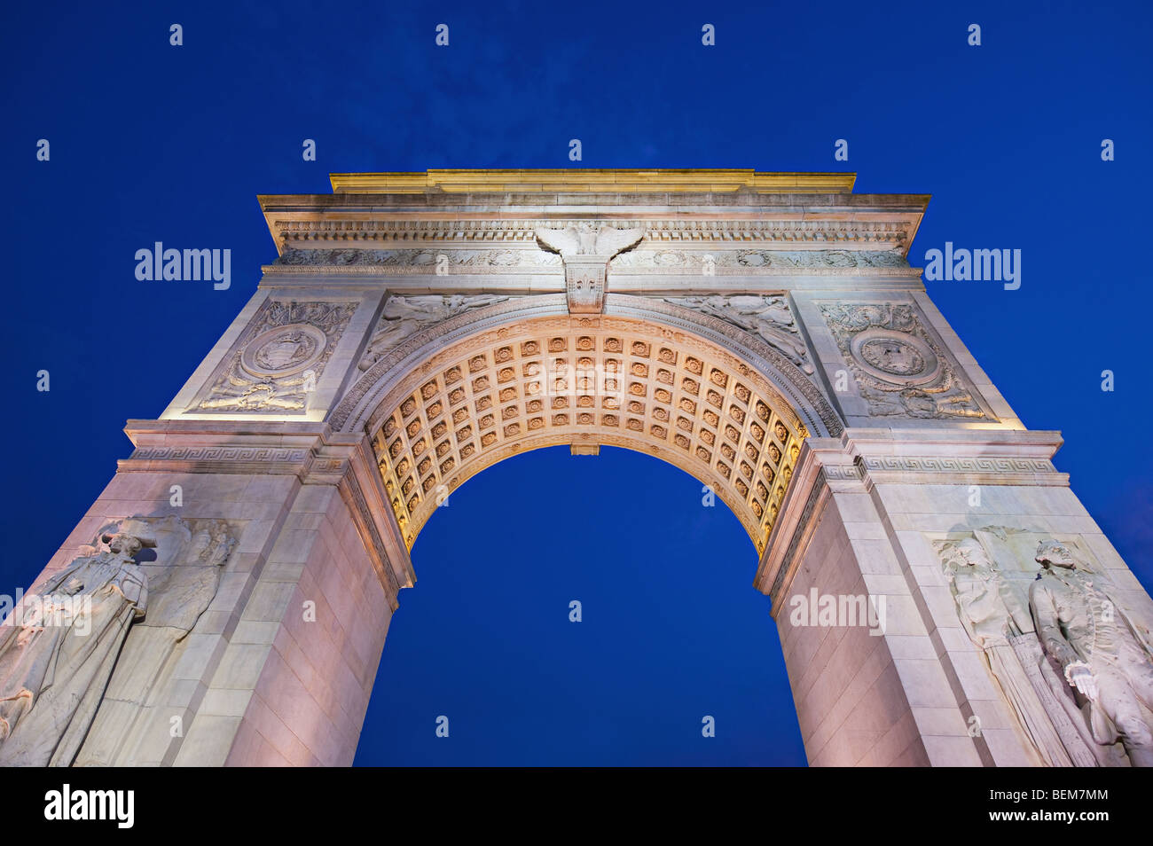 Washington Square Park Arch Stock Photo