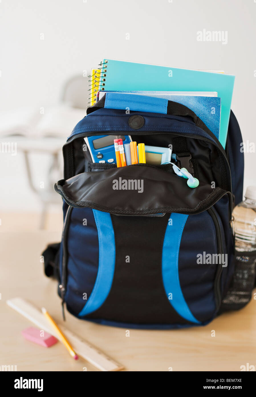 Childs Backpack Stock Photo