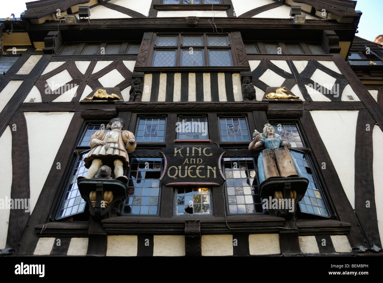 Ye Olde King and Queen pub in Marlborough Place, Brighton, East Sussex, England, UK Stock Photo