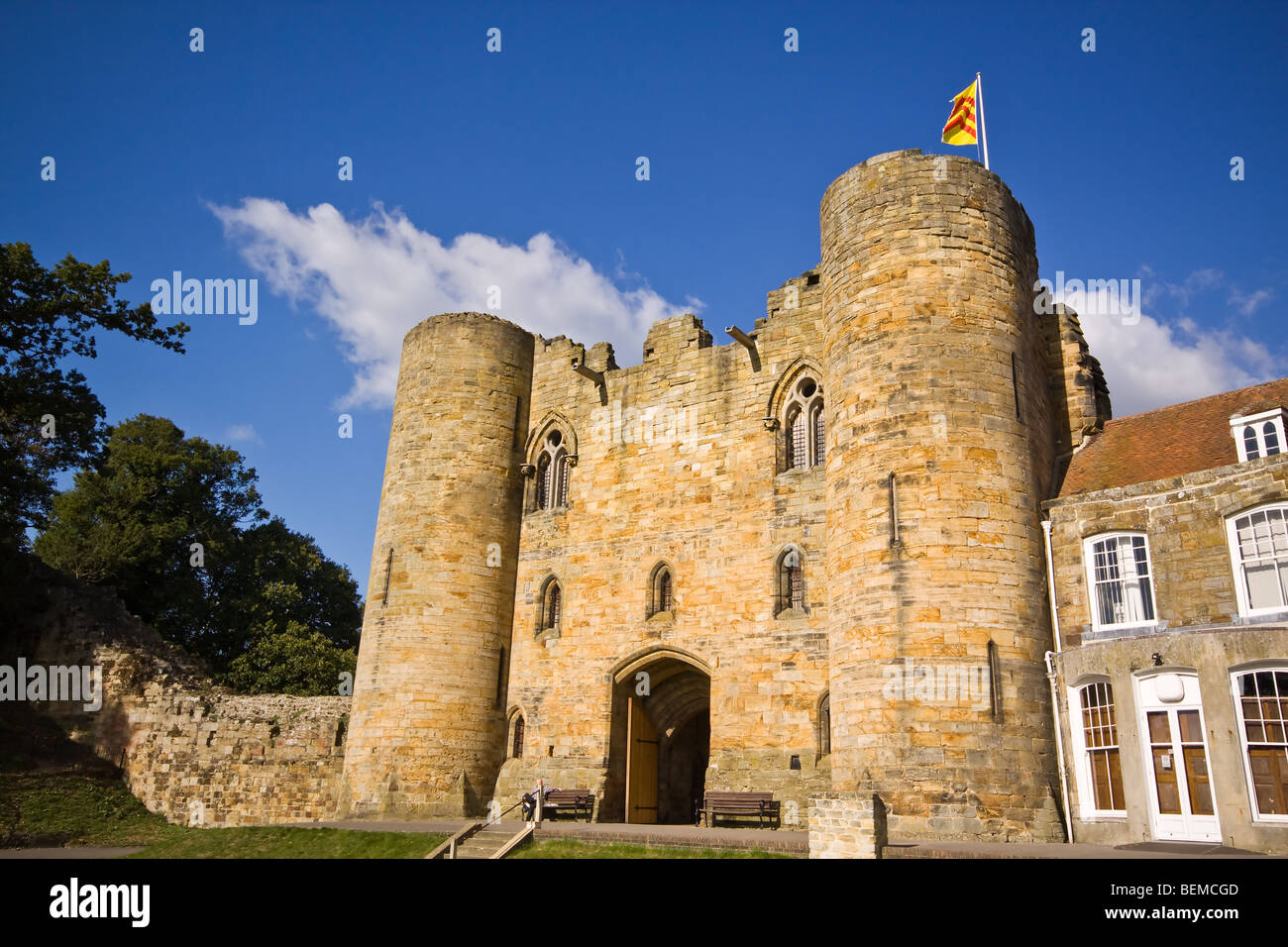 The Gatehouse at Tonbridge Castle Kent Stock Photo Alamy