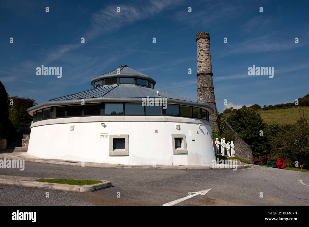 China clay industry heritage centre near St Austell, Cornwall, UK Stock Photo