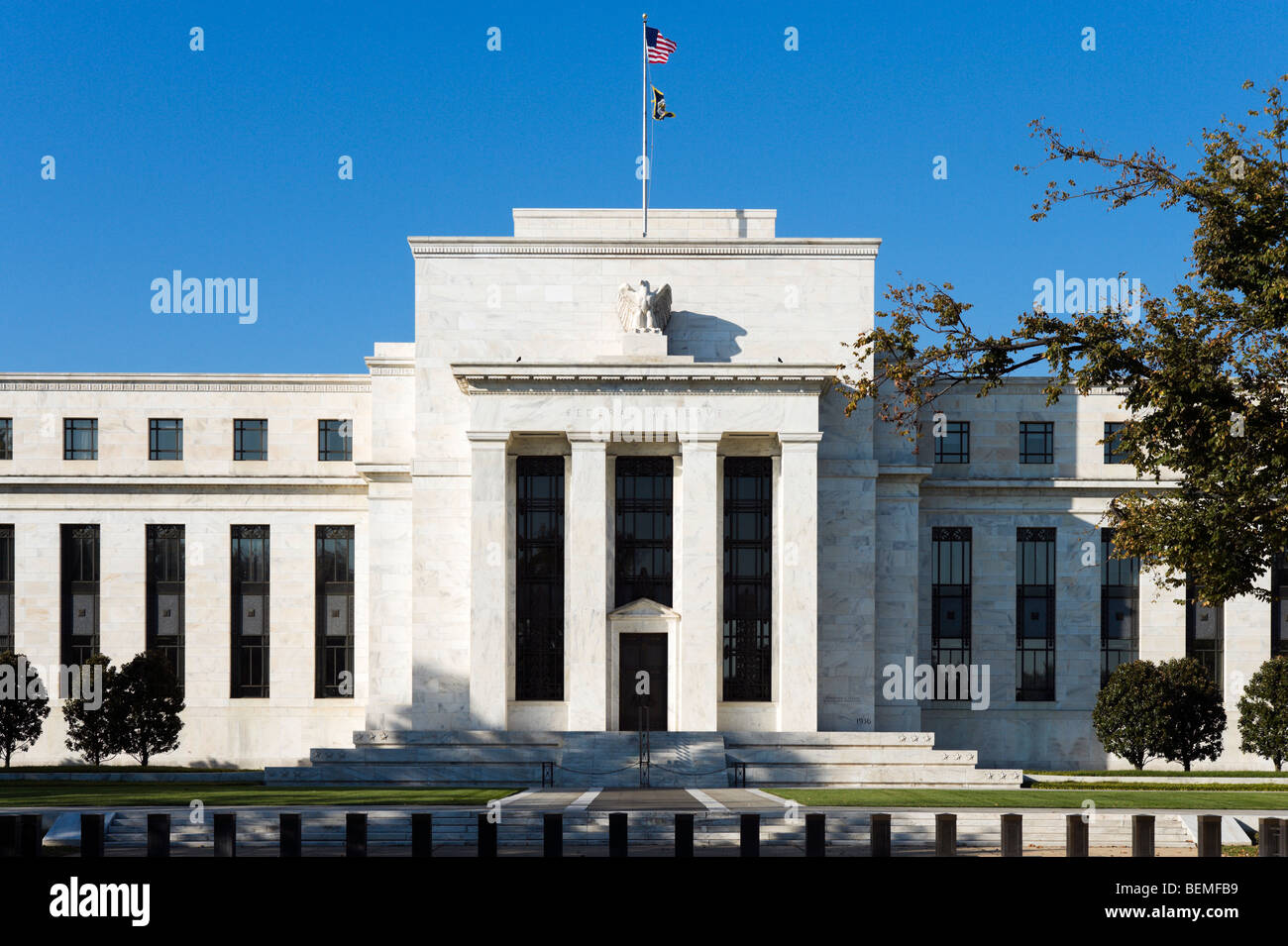 The Federal Reserve Building, Constitution Avenue, Washington D.C, USA Stock Photo