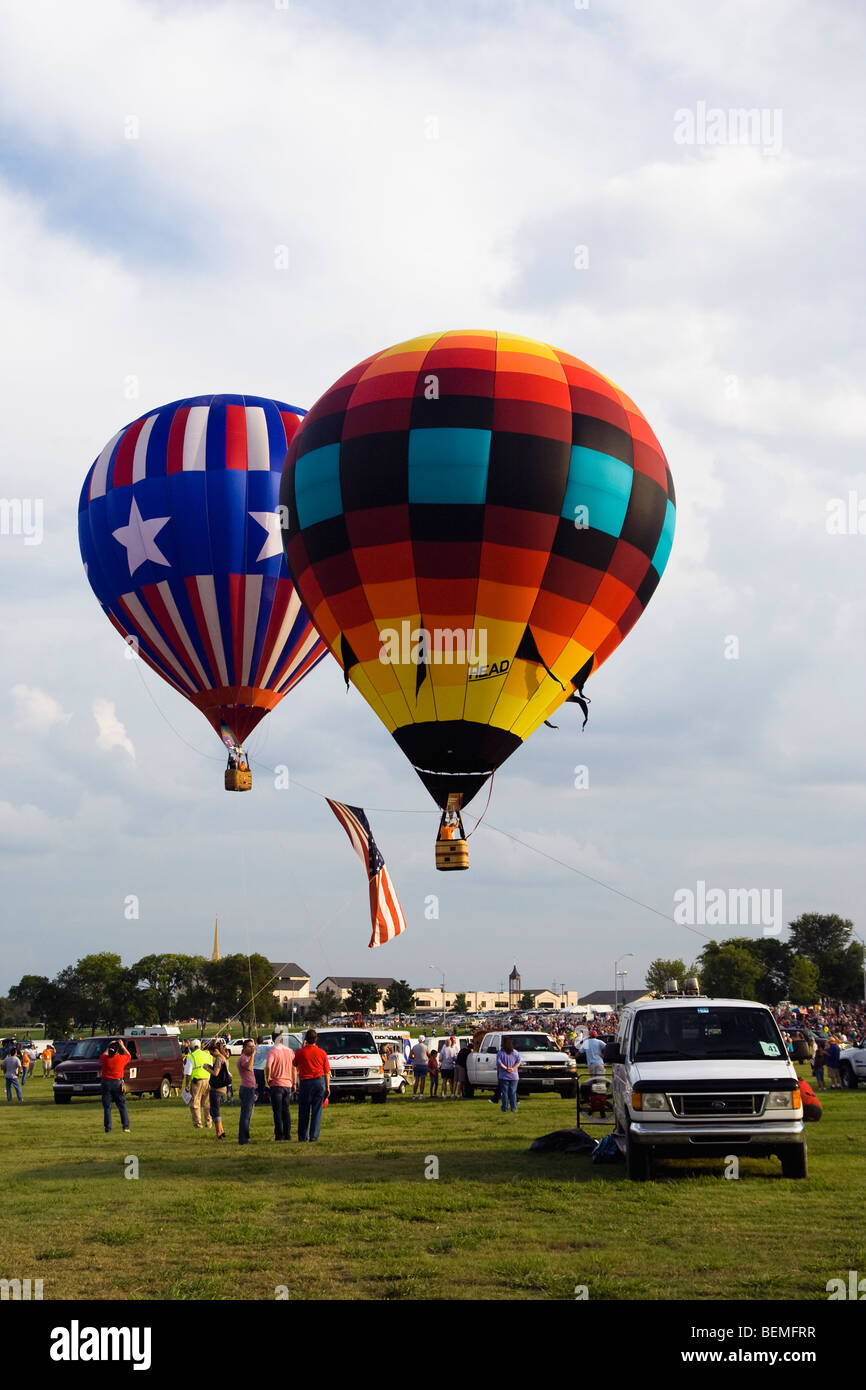 A hot air balloon festival in Plano, Texas USA Stock Photo Alamy