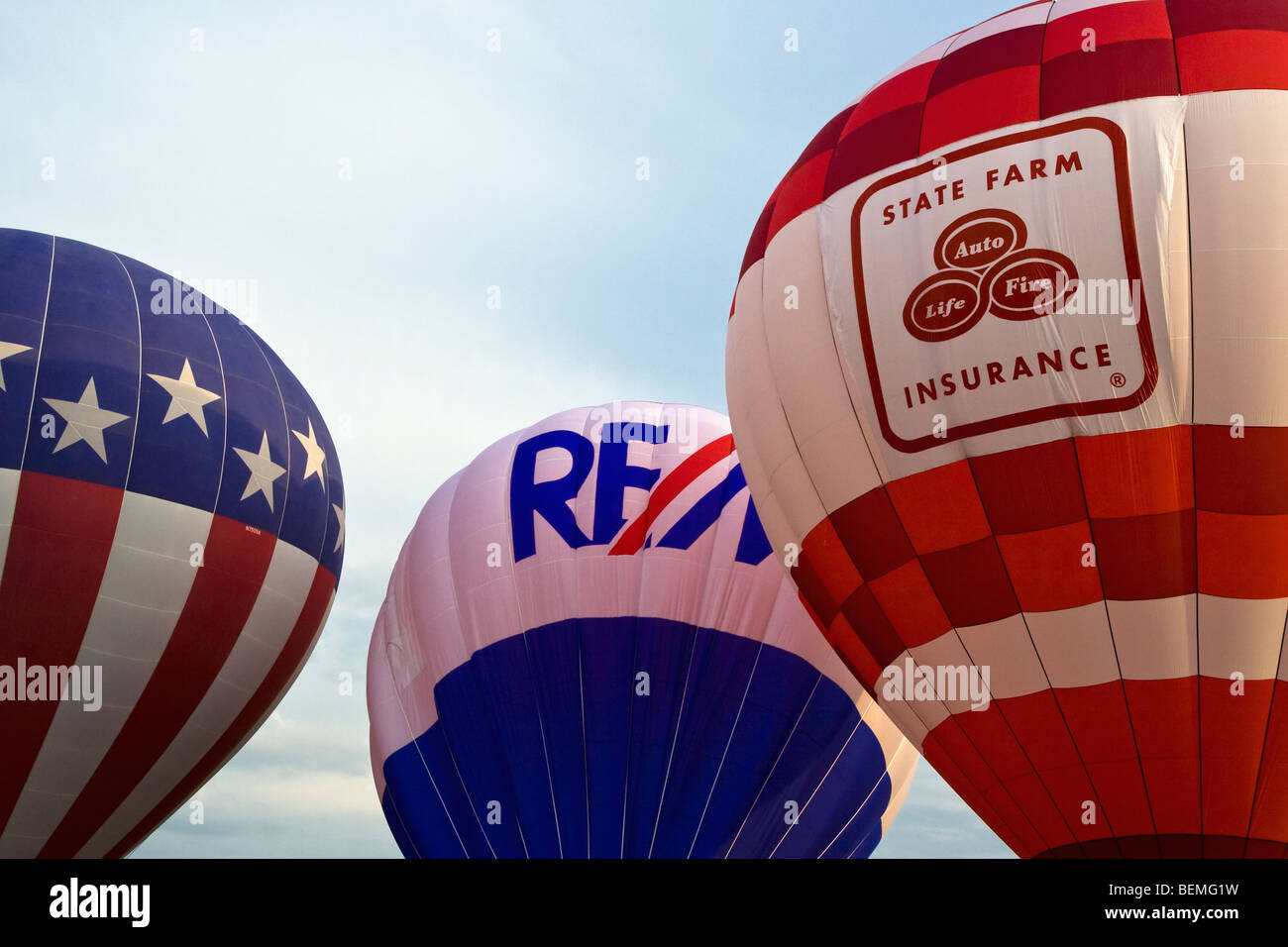 A hot air balloon festival in Plano, Texas USA Stock Photo Alamy