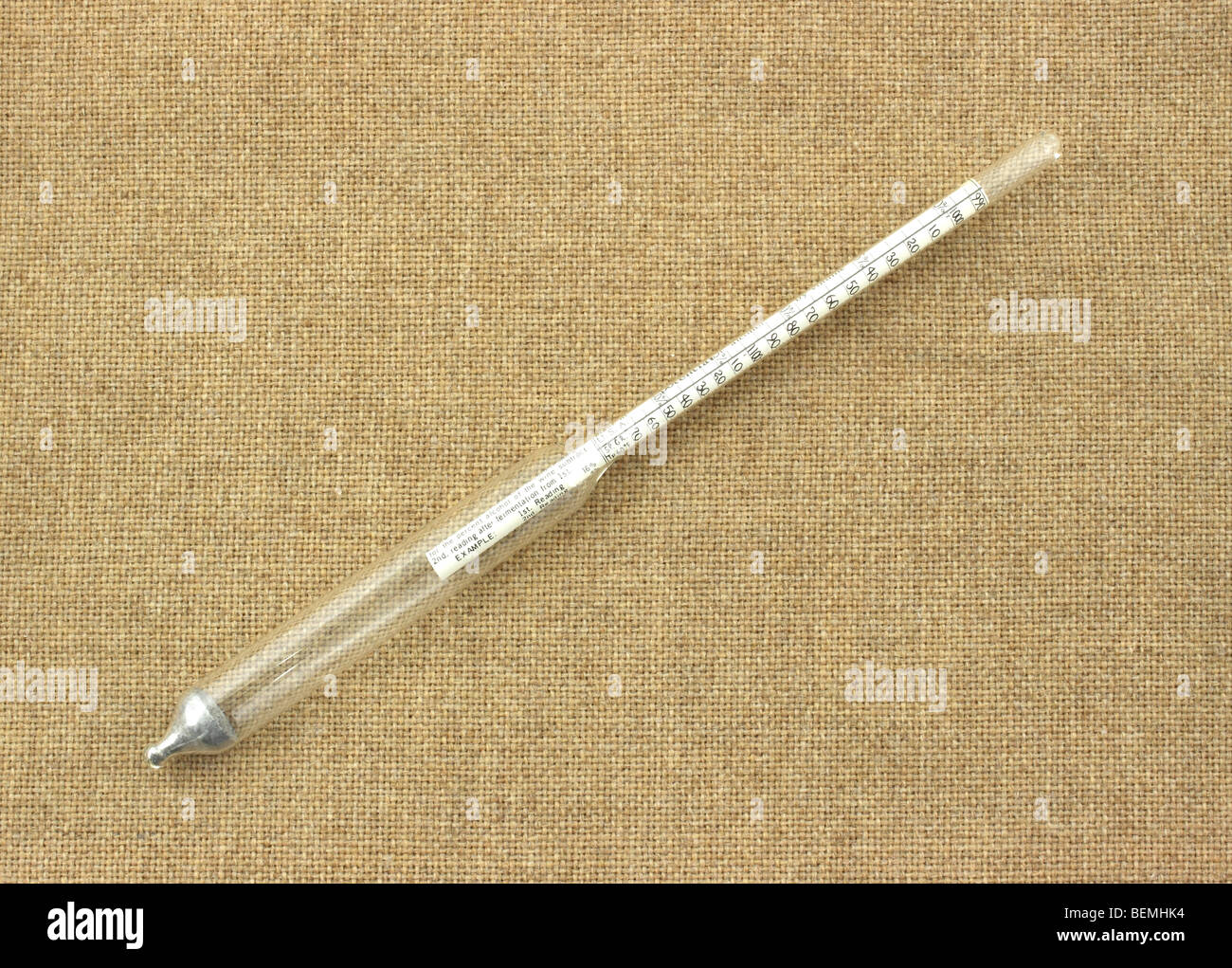 Wine hydrometer Stock Photo Alamy