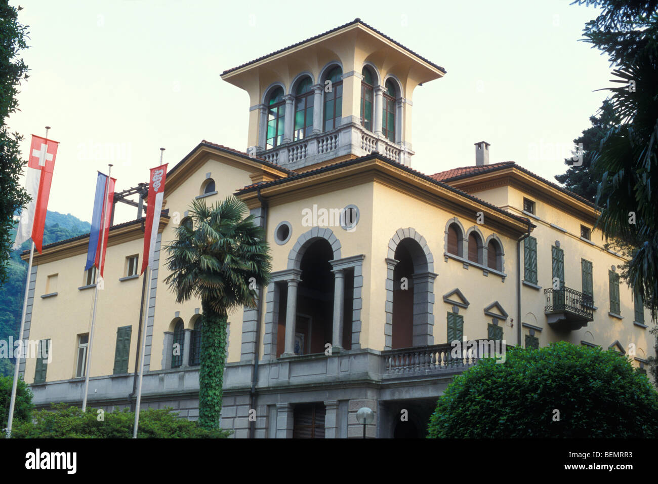 Villa Dei Cedri, Museo, Museum, Bellinzona, Ticino, Switzerland Stock Photo