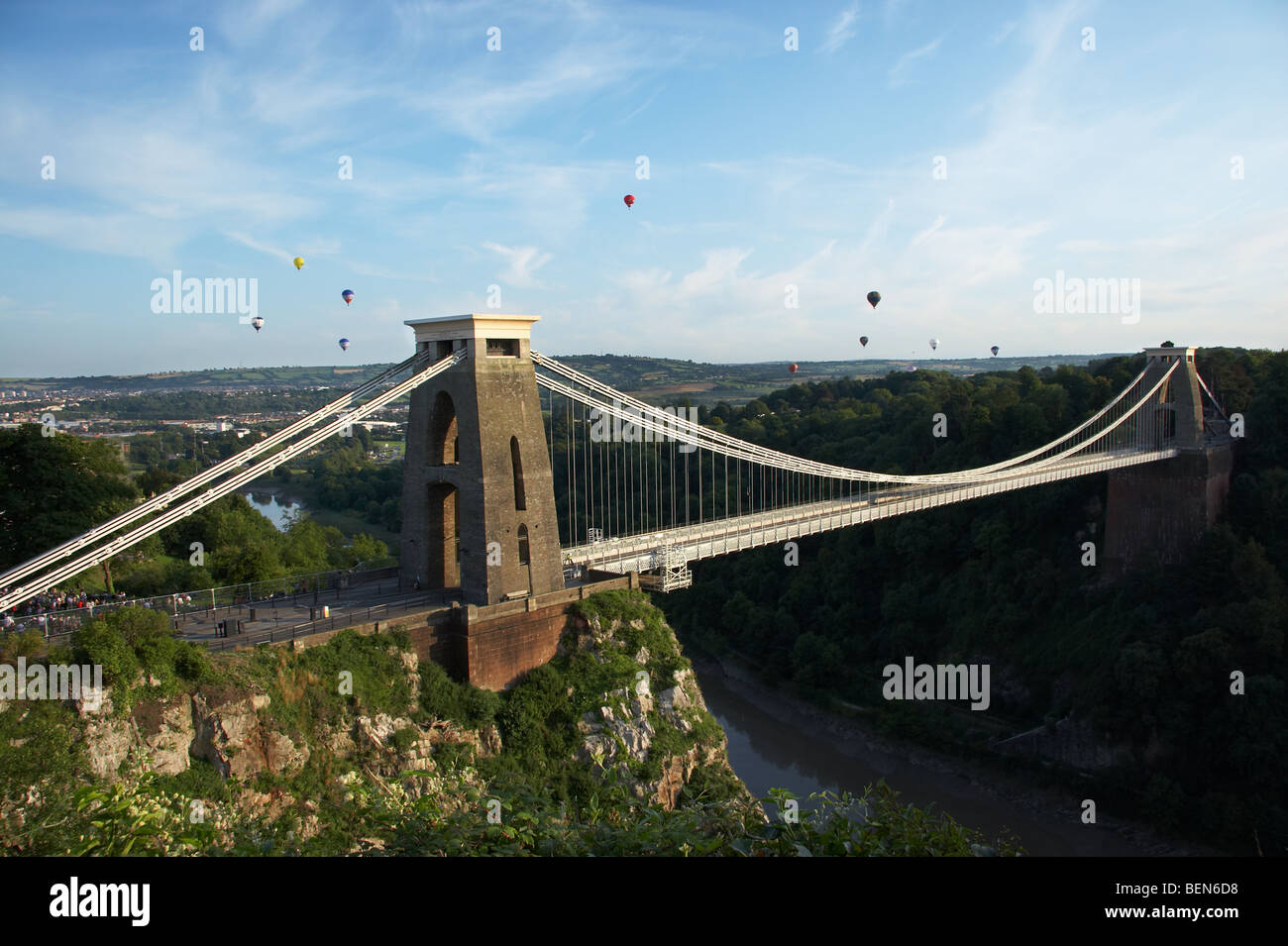 Clifton suspension bridge balloons hi-res stock photography and images ...