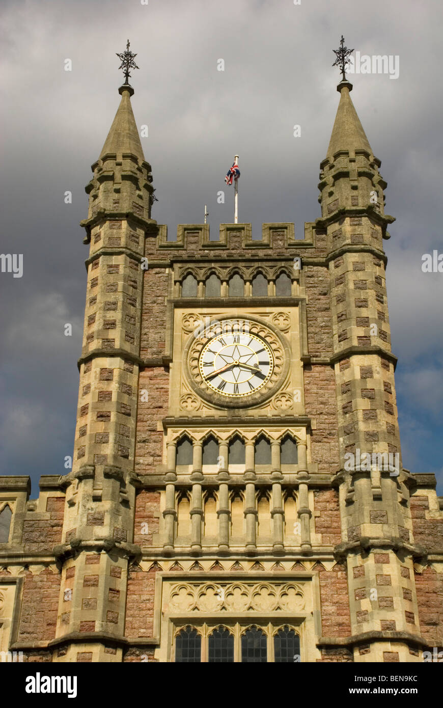 Temple Meads clock tower, Bristol Stock Photo Alamy