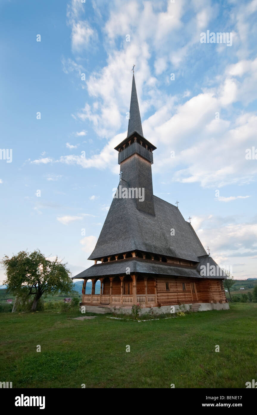 wooden church in Leud, Romania Stock Photo - Alamy