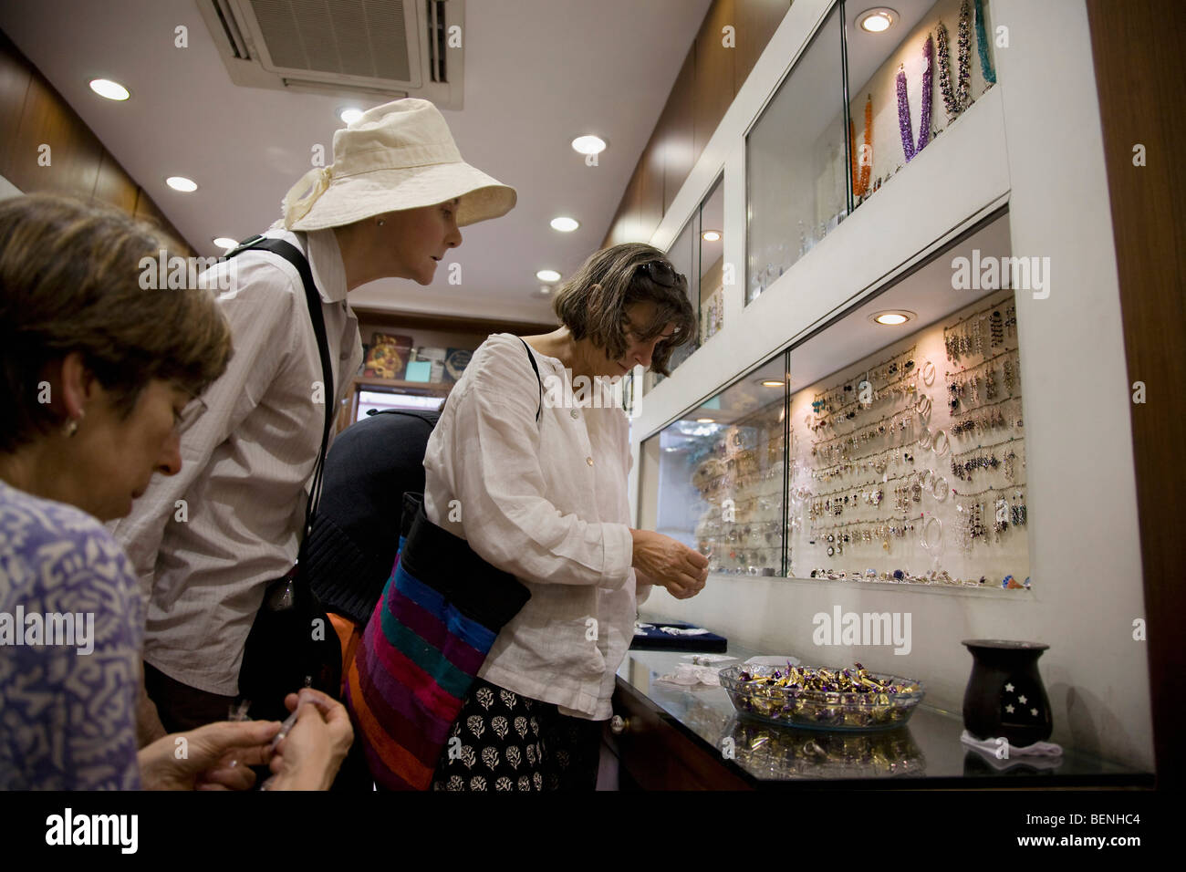 A silver jewellery shop in Khan Market Delhi India Stock Photo Alamy
