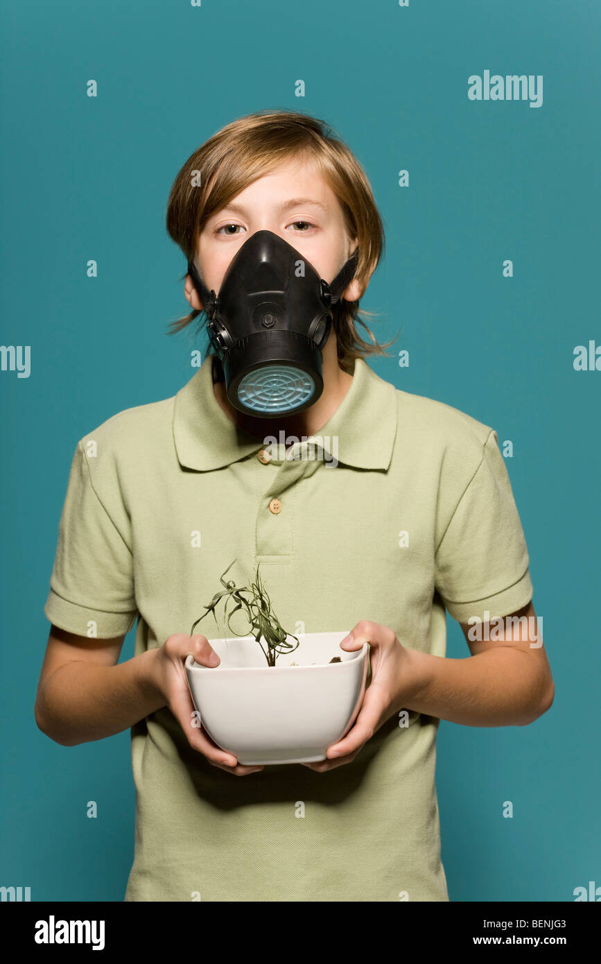 Boy Wearing Gas Mask High Resolution Stock Photography and Images - Alamy